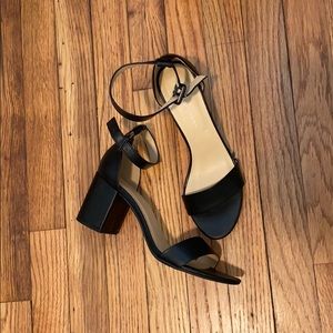 Black Strappy Pumps